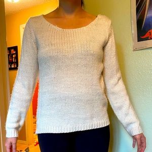 Womens Cream Charlotte Russe Sweater